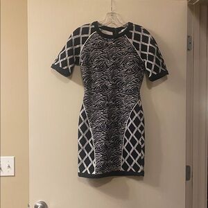 Elizabeth and James Monochrome Dress